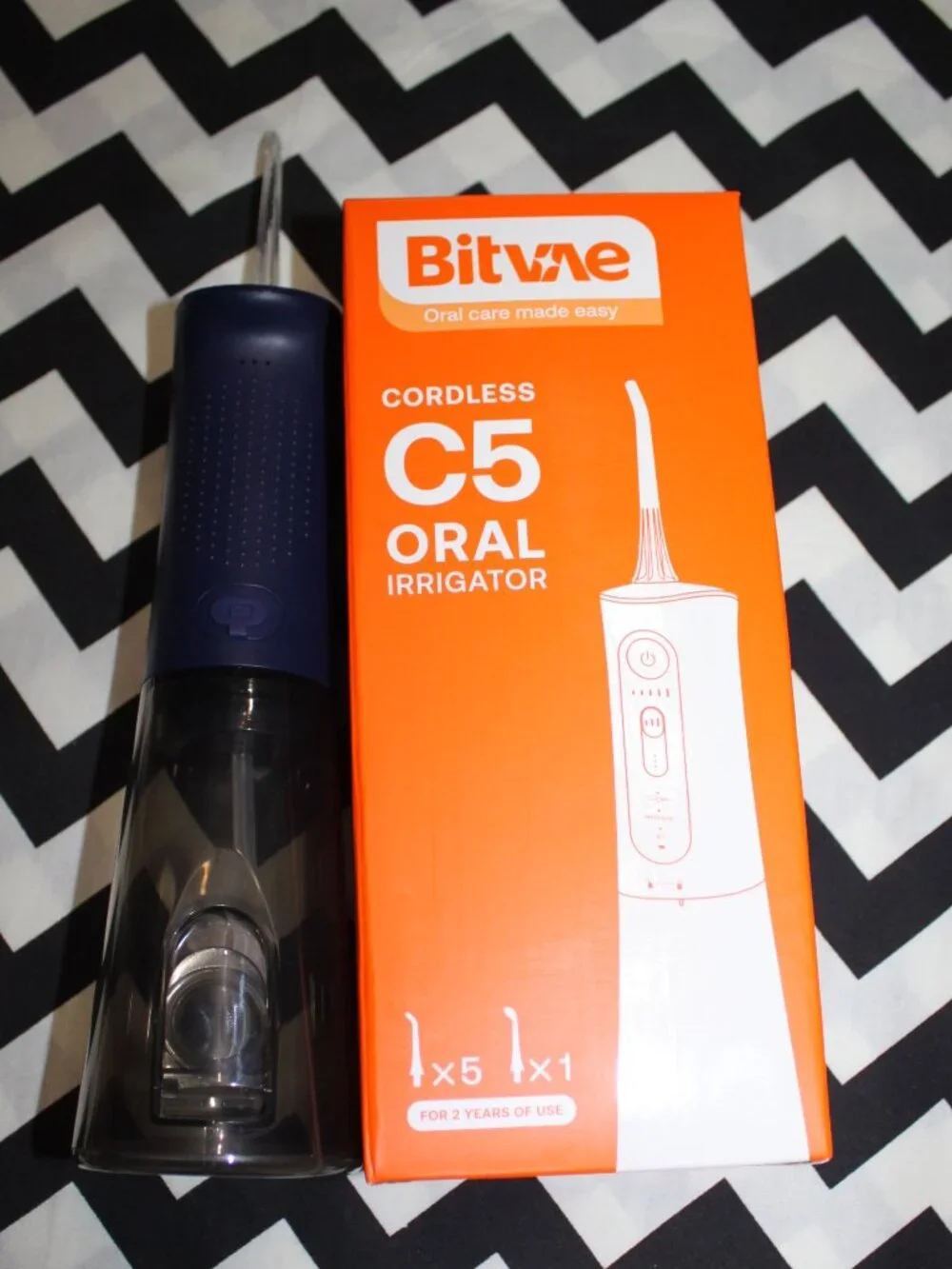 Bitvae Cordless Water Dental Flosser, 3 Modes, 5 Intensities, Waterproof